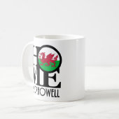 HOME Crickhowell Wales 11oz Koffiemok (Voorkant links)