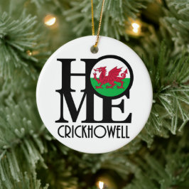 HOME Crickhowell Wales Keramisch Ornament