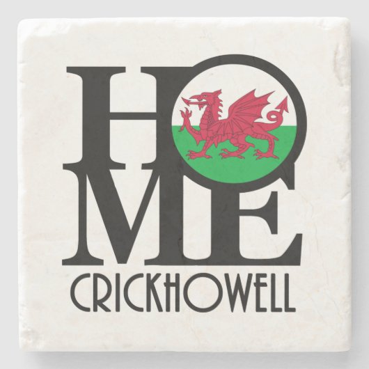 HOMe Crickhowell, Wales Stenen Onderzetter (Voorkant)