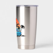 Home Cruising Beach Personalisatie... Geïsoleerde Drinkbeker (Links)