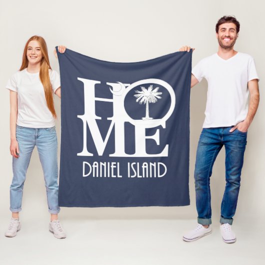 HOME Daniel Island South Carolina Fleece Deken (In situ)