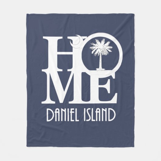 HOME Daniel Island South Carolina Fleece Deken (Voorkant)