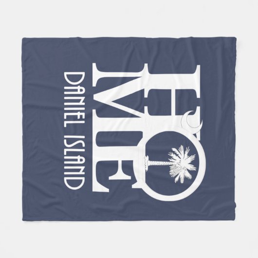 HOME Daniel Island South Carolina Fleece Deken (Voorkant (Horizontaal))
