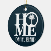HOME Daniel Island South Carolina Keramisch Ornament (Links)