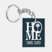 HOME Daniel Island South Carolina Sleutelhanger (Voorkant Links)