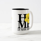 HOME De Funiak Springs 15oz Yellow Hibiscus Tweekleurige Koffiemok (Voorkant rechts)