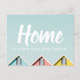 Home De groep telt Homebody Quotes Poste Feestdagenkaart