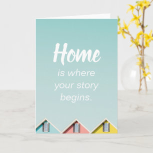 Home De groep telt Homebody Quotes Poste Kaart
