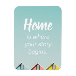 Home De groep telt Homebody Quotes Poste Magneet