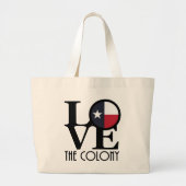 HOME De kolonie Texas Grote Tote Bag (Voorkant)
