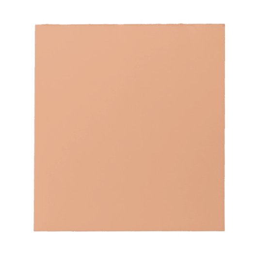 Home Decor accenten Dusky Apricot Notitieblok (Voorkant)