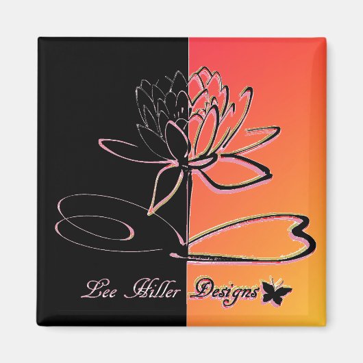 Home Decor Accents Sunrise Coral Magneet (Voorkant)