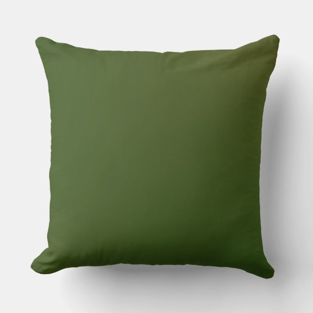 Home Decor Accepteert Olive Green Fade Kussen (Voorkant)