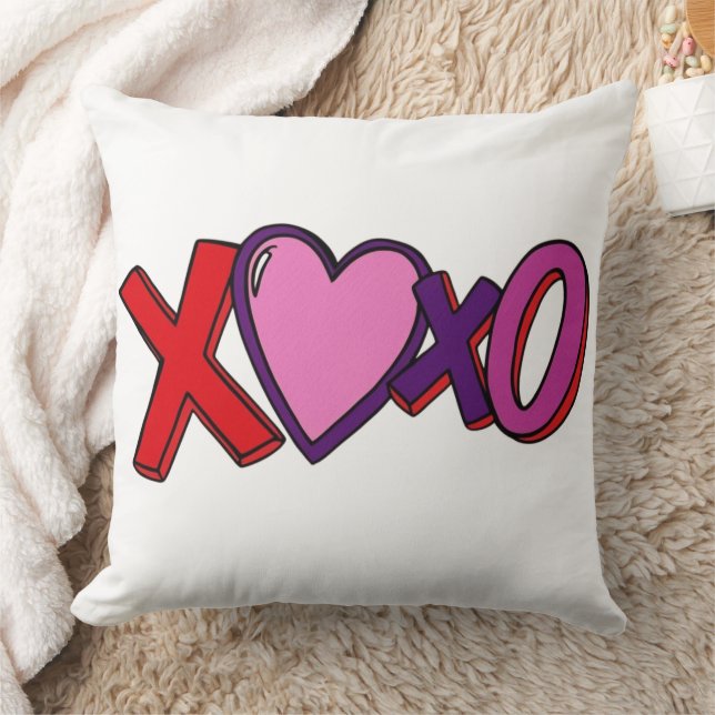 home decor cadeau, XOXO Kussen cadeau, valentijn c (Deken)