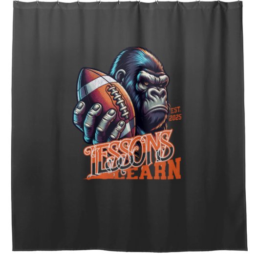 Home Decor Champion Gorilla Shower Curtain Douchegordijn (Voorkant)