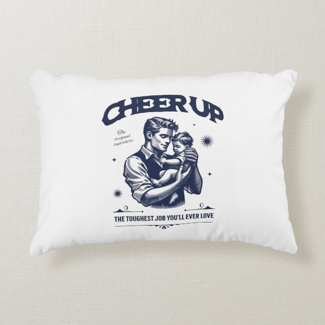 HOME DECOR DADDY CHEER UP ACCENT PILLOW KUSSEN (Voorkant)