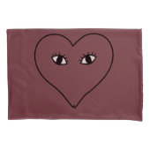 Home Decor Face Heart Kussensloop (Voorkant)