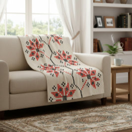 Home Decor geïnspireerd op folk Fleece Deken