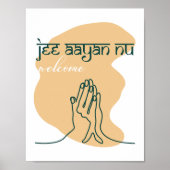 Home decor - Jee Aayan Nu (Welkom) Poster (Voorkant)