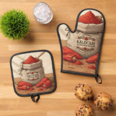 Home Decor, Küchenhelfer, Topflappen und Handschuh Ovenwant & Pannenlap Set (Top down)