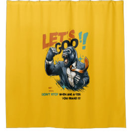 HOME DECOR LET'S GOO LESSONS LEARN SHOWER CURTAIN DOUCHEGORDIJN
