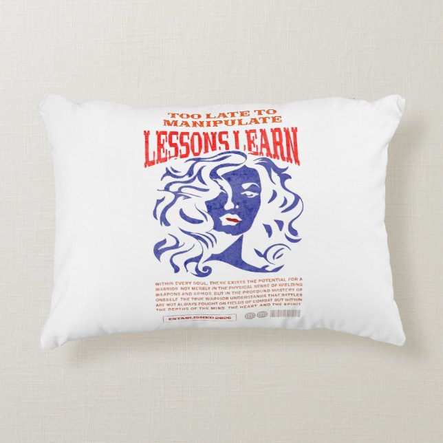 HOME DECOR MANIPULATE LESSONS LEARN ACCENT PILLOW  KUSSEN (Voorkant)