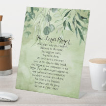 Home Decor met het gebed van de Heer