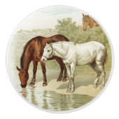  home decor paardenliefhebbers knop (Voorkant)