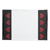 Home Decor Red Heart Kussensloop (Achterkant)