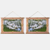 Home Decor Trendy Eenden Vijverleven Hangend Wandkleed (Dubbel)