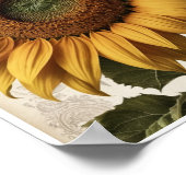 Home Decor Verse Zonnebloem Wandkunst Poster (Hoek)