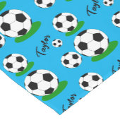 Home Decor voor Voetbalventilatoren, bal, aangepas Korte Tafelloper (Hoek)