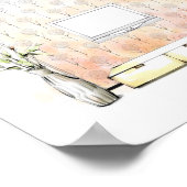 Home Decoration Color Pencil Kunstwerk Poster (Hoek)