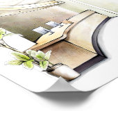 Home Decoration Color Pencil Kunstwerk Poster (Hoek)