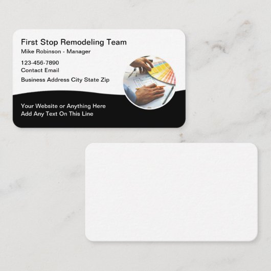 Home Decoreren en verbouwen Visitekaartje (Voorkant / Achterkant)