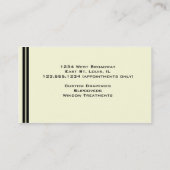 Home Decorting Service visitekaartje (Achterkant)