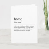 Home Definition Kaart (Voorkant)