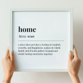 Home Definition Poster