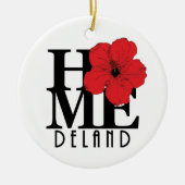 HOME Deland Florida Keramisch Ornament (Voorkant)