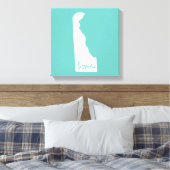 Home Delaware Aangepaste kleur Canvas Afdruk (Insitu (Slaapkamer))