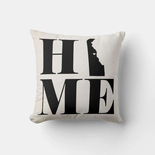 Home Delaware State Kussen KIES UW KLEUR (Voorkant)
