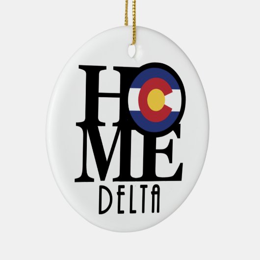 HOME Delta Colorado Keramisch Ornament (Rechts)