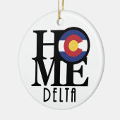 HOME Delta Colorado Keramisch Ornament (Links)