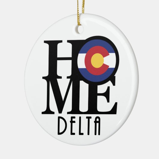 HOME Delta Colorado Keramisch Ornament (Links)