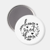 Home Design Home Sweet Home Home Magneet (Voorkant / Achterkant)