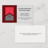 Home Design Icoon | Makelaar Visitekaartje (Voorkant / Achterkant)