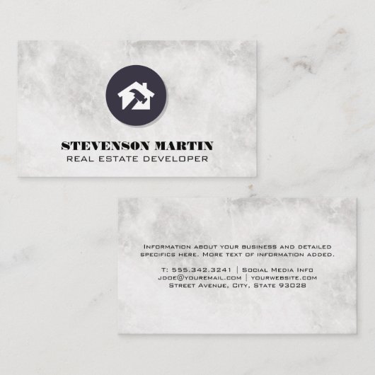 Home Developer Logo Visitekaartje (Voorkant / Achterkant)