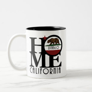 HOME Diablo California 11oz Tweekleurige Koffiemok