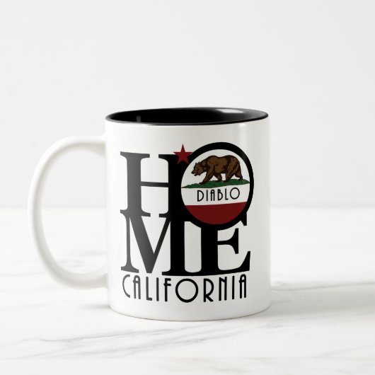 HOME Diablo California 11oz Tweekleurige Koffiemok (Links)