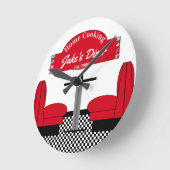 Home Diner Kitchen Restaurant Grill Man Cave Ronde Klok (Hoek)